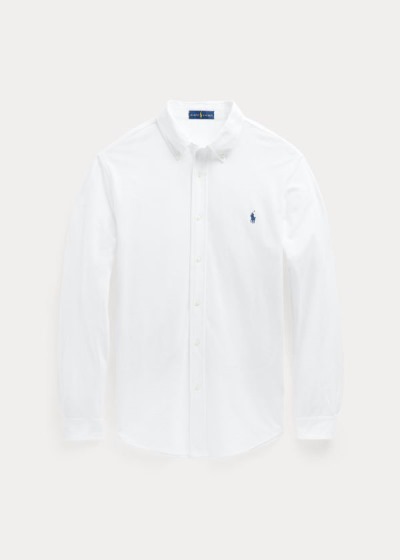 Camisa Polo Ralph Lauren Hombre Blancos - Featherweight Mesh - XIRUF2761